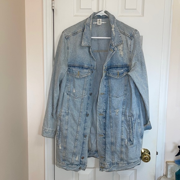 H & M Longline Jean Jacket - Picture 2 of 11